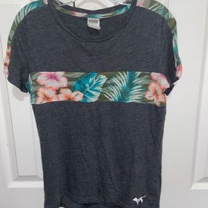 VS Pink Tropical shirt size xs